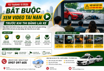 Từ Tháng 5/2026: Bắt Buộc Xem Video Tai Nạn Trước Khi Thi Bằng Lái Xe