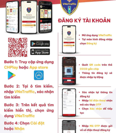Hướng dẫn cài đặt app VNe traffic trước ngày thi sát hạch.